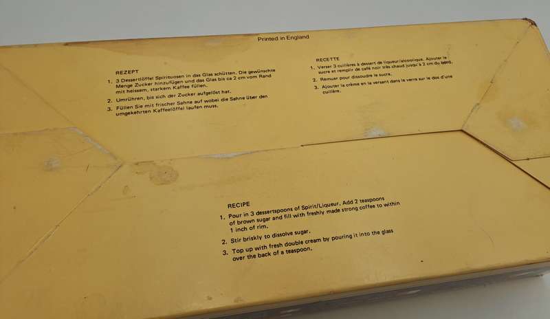 Rare Find - Vintage Dema Coffee Specials set of four glasses in original box