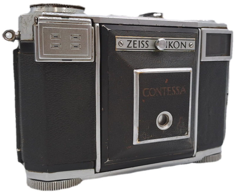 Vintage Zeiss Ikon Contessa 35mm Camera 1-2.8 45mm Lens-Not Tested