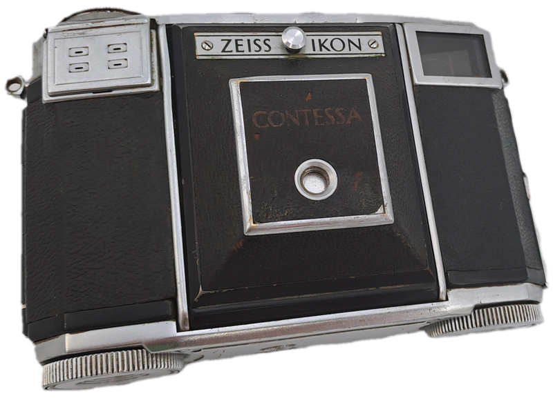 Vintage Zeiss Ikon Contessa 35mm Camera 1-2.8 45mm Lens-Not Tested
