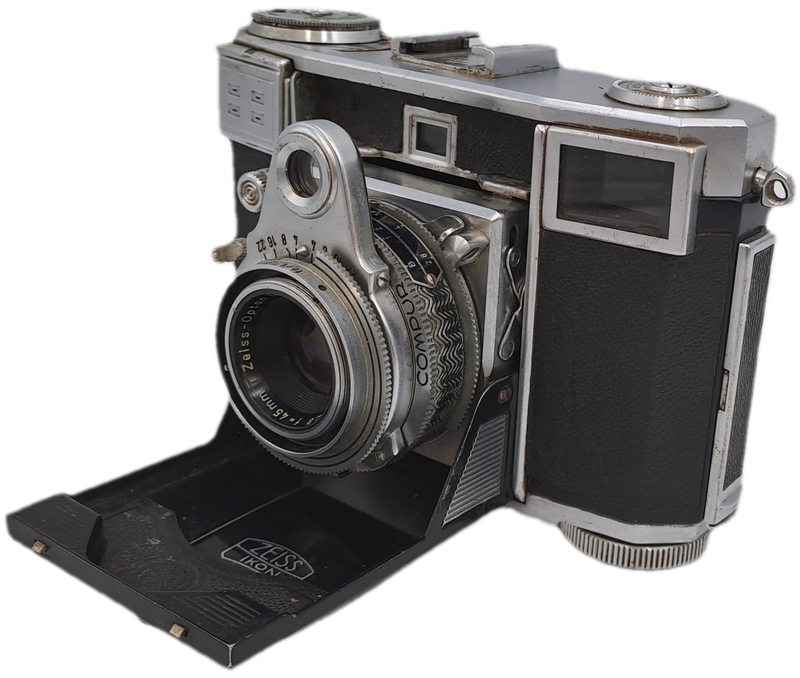Vintage Zeiss Ikon Contessa 35mm Camera 1-2.8 45mm Lens-Not Tested