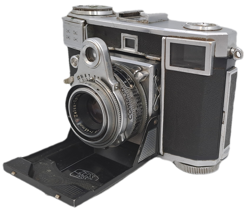 Vintage Zeiss Ikon Contessa 35mm Camera 1-2.8 45mm Lens-Not Tested