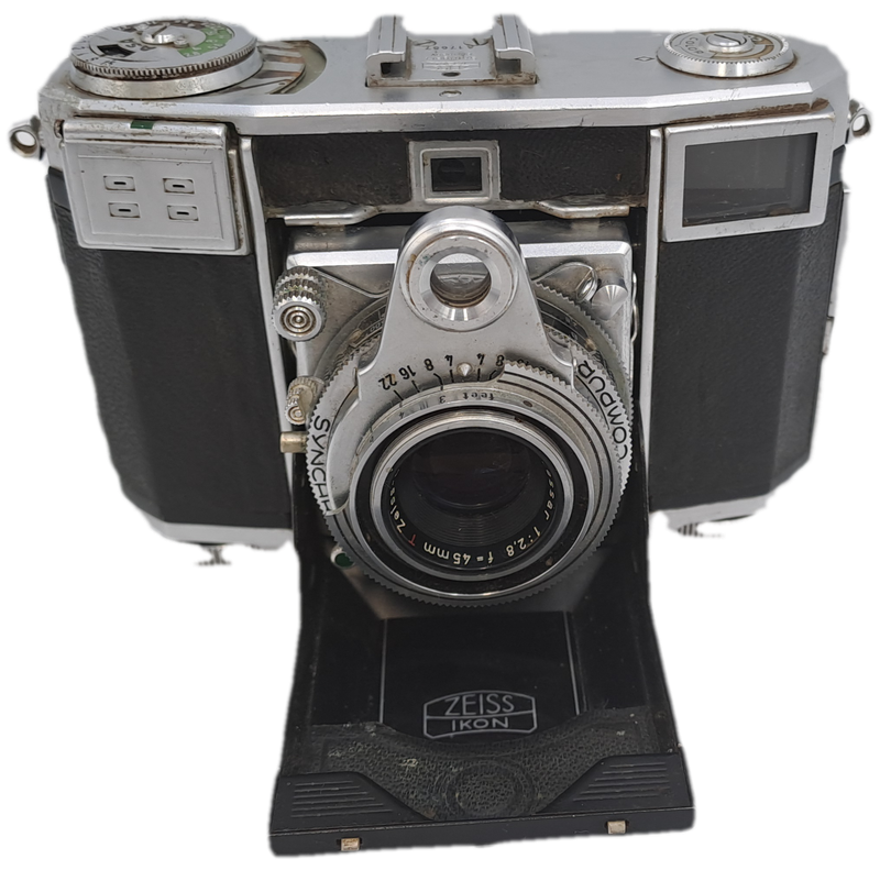 Vintage Zeiss Ikon Contessa 35mm Camera 1-2.8 45mm Lens-Not Tested