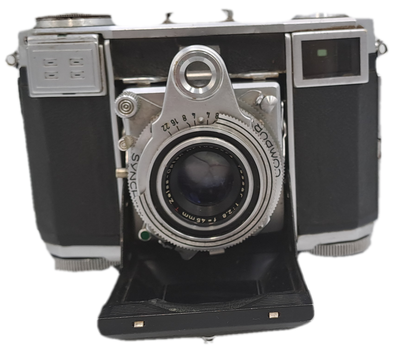 Vintage Zeiss Ikon Contessa 35mm Camera 1-2.8 45mm Lens-Not Tested