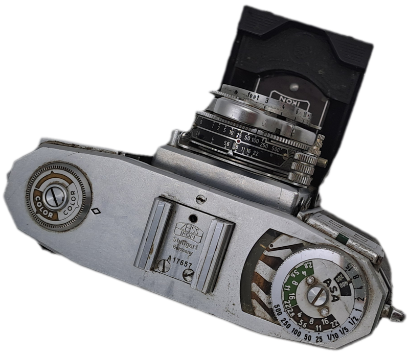 Vintage Zeiss Ikon Contessa 35mm Camera 1-2.8 45mm Lens-Not Tested