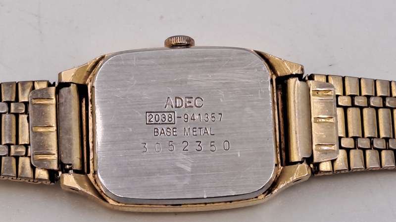 Pre-Owned Vintage ADEC 2038 By Citizen Ladies Quartz Watch -working