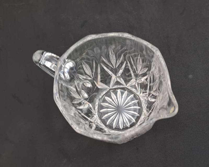 Vintage Cut-Glass Creamer