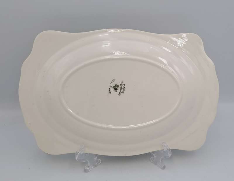 Rare Find Vintage Johnson Bros Indian Tree Sandwich tray-Made in England