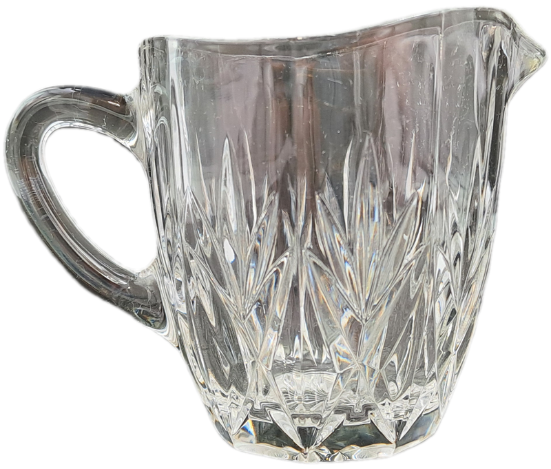 Vintage Cut-Glass Creamer