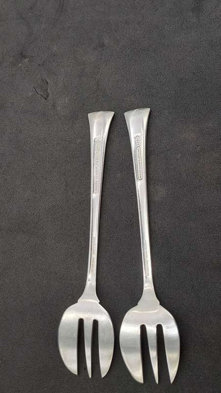 10 Pieces of Vintage Angora Silverplate Cutlery registered Rd.829600-Made In England