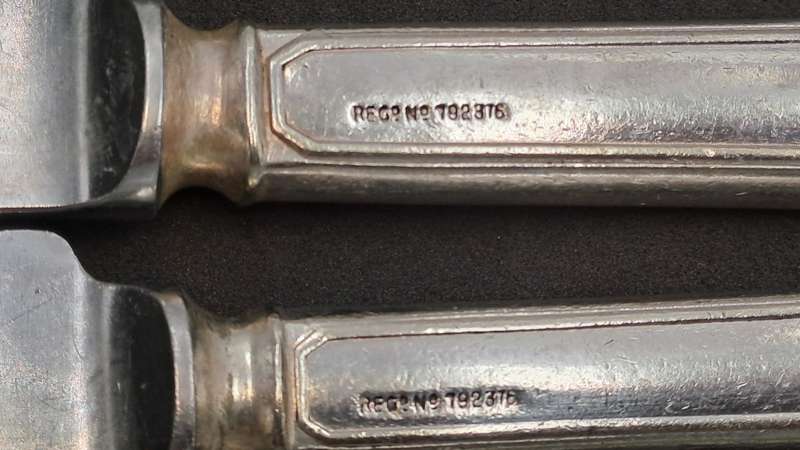 14 Vintage Gladwin Ltd. Embassy A1 Silverplate Cutlery Pieces  Rd.no.782376 Made in England