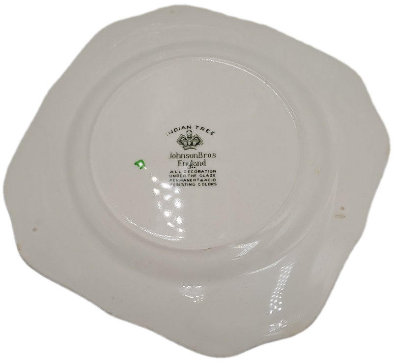 2 Vintage Johnson Bros Indian Tree Tea Side Plate - England
