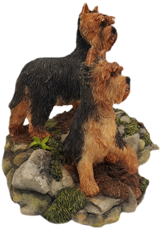 Vintage Sherratt & Simpson No.59214 - Yorkshire Terrier Pair.