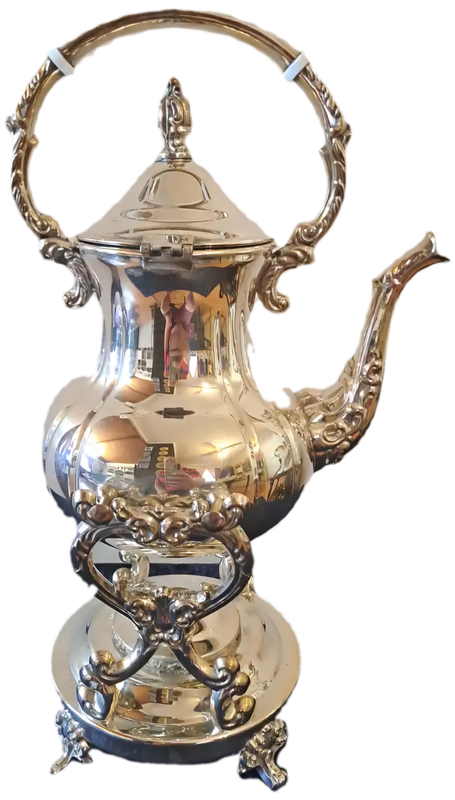 Very Large 8pc Antique/Vintage Silver Plated on Copper Tea and Coffee set