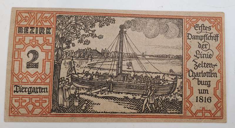 1921  Germany  German notgeld  Berlin, Prussian province  50 Pfennigs Districts Series - Issue 2