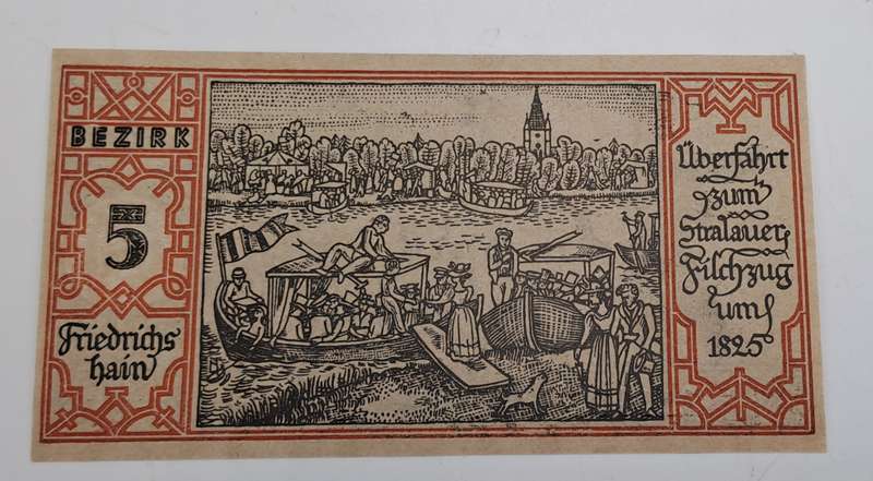 1921  Germany  German notgeld  Berlin, Prussian province  50 Pfennigs Districts Series - Issue 5