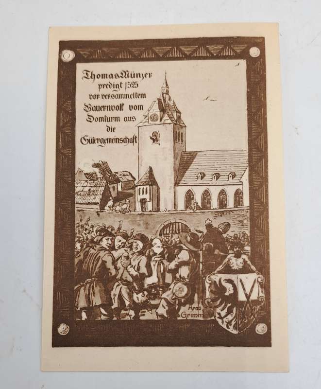 1921 25 phennigs  German notgeld  Millennial Series - Issue 2: Müntzer