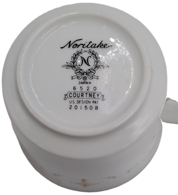 Vintage Noritake COURTNEY 6520 U.S. Design Pat.201508 Trio - Japan -(6 Available) as New