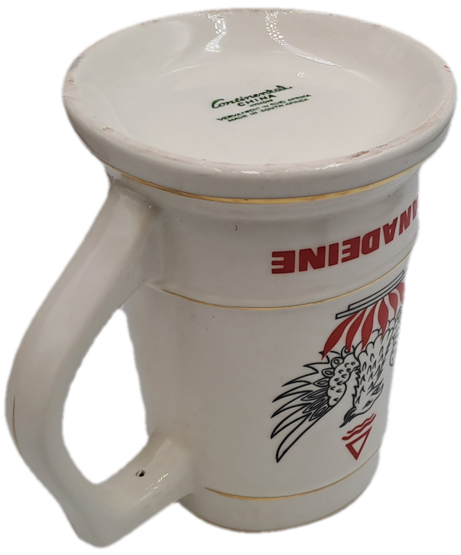 Vintage 1970 Continental China Vitreous Beer Stein -Panadeine -Made in South Africa -Boxed