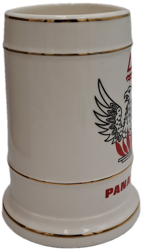 Vintage 1970 Continental China Vitreous Beer Stein -Panadeine -Made in South Africa -Boxed