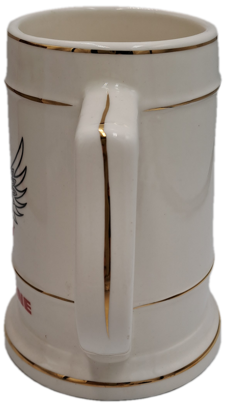 Vintage 1970 Continental China Vitreous Beer Stein -Panadeine -Made in South Africa -Boxed