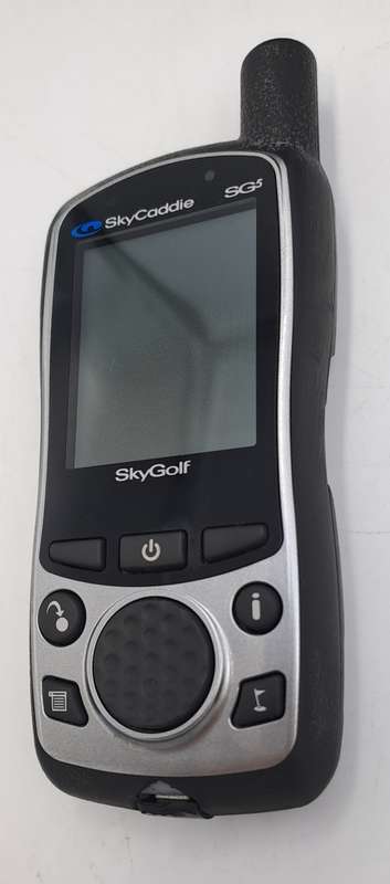 Pre-Owned SkyCaddie SG5 Handheld SkyGolf Golf GPS Rangefinder Case USB Cord Car Charger-Working