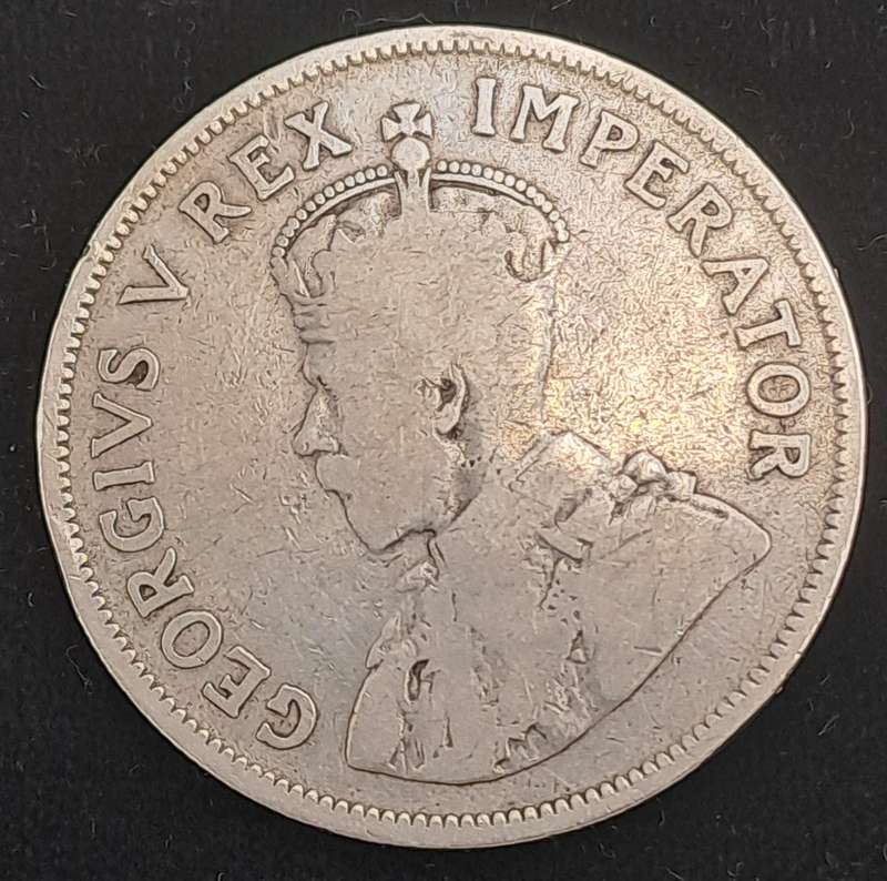 1923 Z.A.R  Silver 2½ Shillings - George V