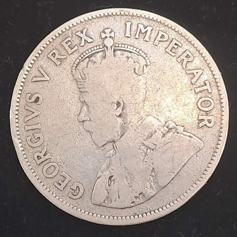1923 Z.A.R  Silver 2½ Shillings - George V