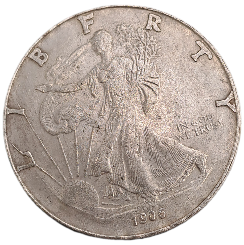 Replica Artistic Hobo Nickel - 1906 Walking Lady Liberty Antique American Dollar -