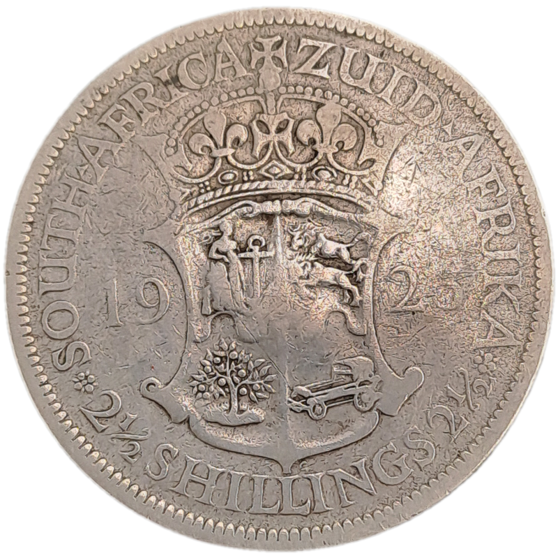 1923 Z.A.R  Silver 2½ Shillings - George V