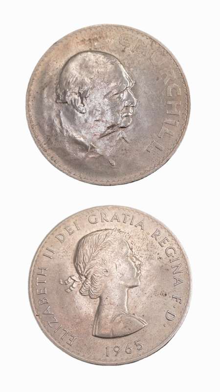 1965 United Kingdom 1 Crown - Elizabeth II Churchill
