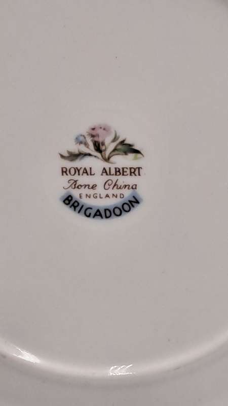Replacement Vintage Royal Albert Brigadoon Bone China Tea Side Plate.