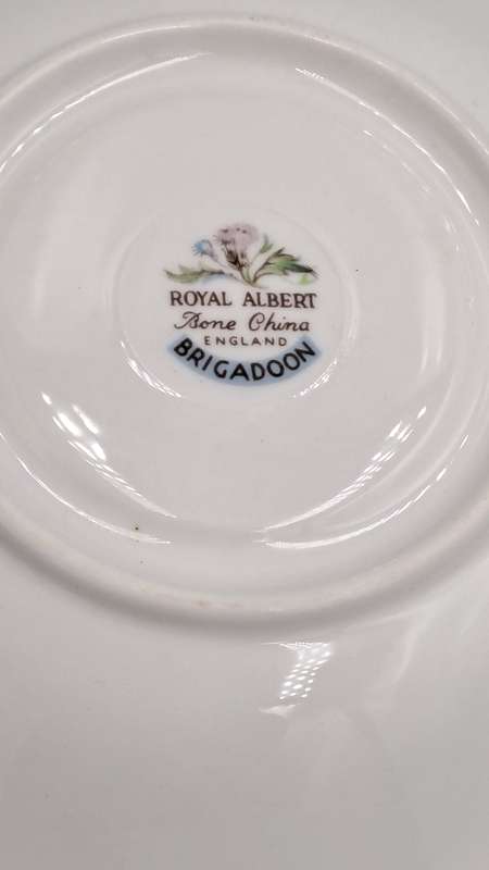 Replacement Vintage Royal Albert Brigadoon Bone China Tea Saucer