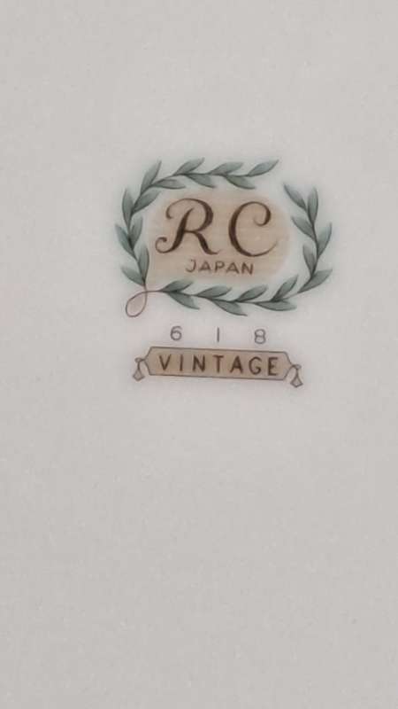Rare!! 1950's Noritake "Vintage" 618 Royal Ceramic's -Plate 23cm (8 Available) JAPAN