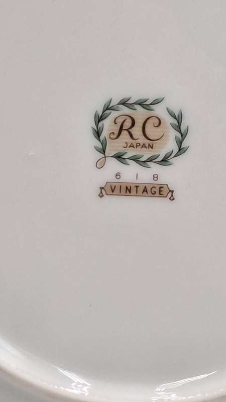 Rare!! 1950's Noritake "Vintage" 618 Royal Ceramic's -Cake/ Side Plates  (7  Available) JAPAN