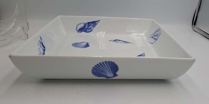 Large Wiesenthal Porcelain Oven Dish-Sea shell Pattern - Made In Germany-Freezer to Oven