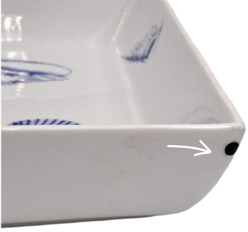 Large Wiesenthal Porcelain Oven Dish-Sea shell Pattern - Made In Germany-Freezer to Oven