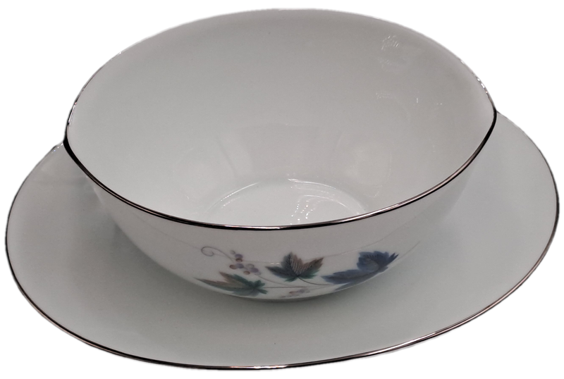 Rare!! 1950's Noritake "Vintage" 618 Royal Ceramic's -Gravy Boat with attached underplate -JAPAN