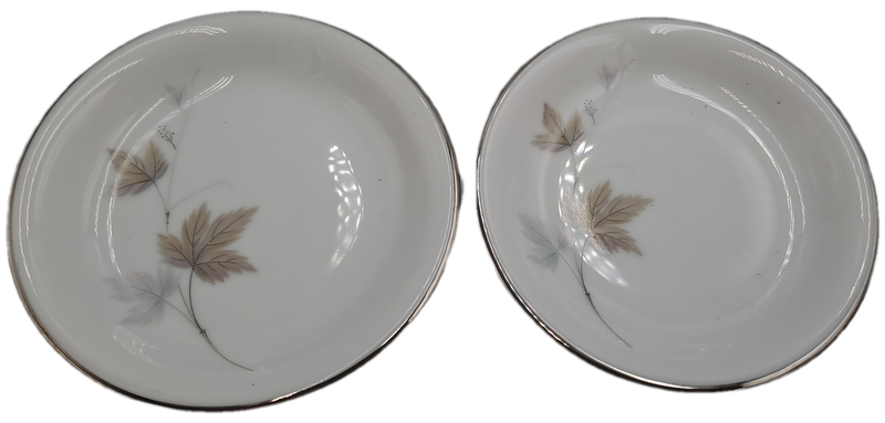 2 Vintage Noritake Harwood 6312 Royal Ceramic's -TINY appetiser plates only 9,2cm -JAPAN
