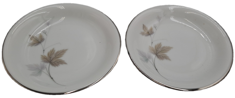 2 Vintage Noritake Harwood 6312 Royal Ceramic's -TINY appetiser plates only 9,2cm -JAPAN