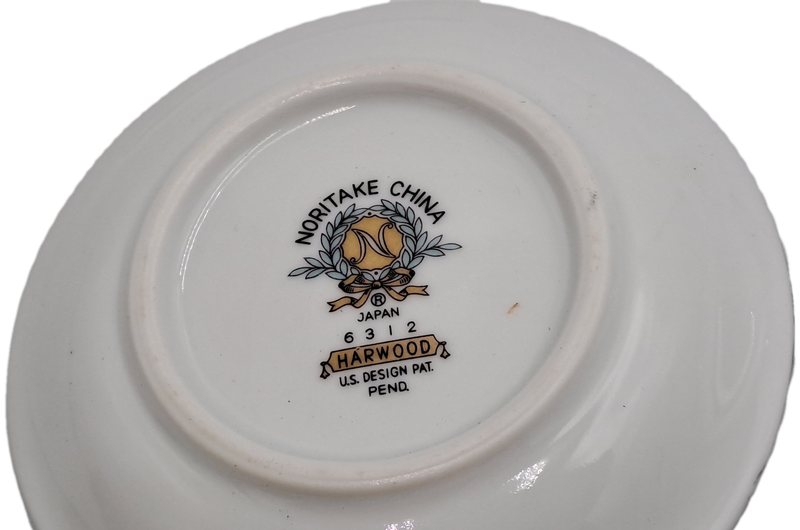 2 Vintage Noritake Harwood 6312 Royal Ceramic's -TINY appetiser plates only 9,2cm -JAPAN