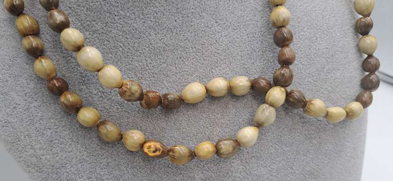 Vintage seed Bead Necklace 102cm