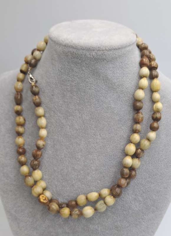 Vintage seed Bead Necklace 102cm