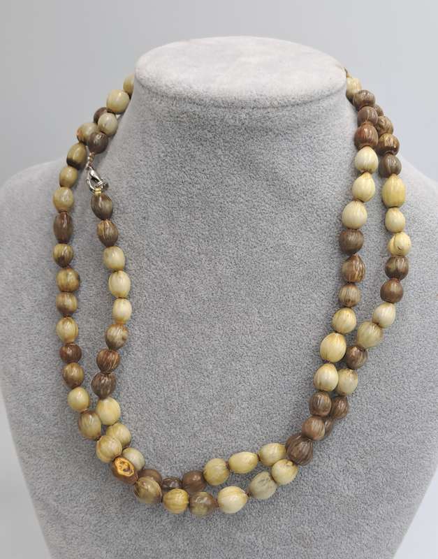 Vintage seed Bead Necklace 102cm