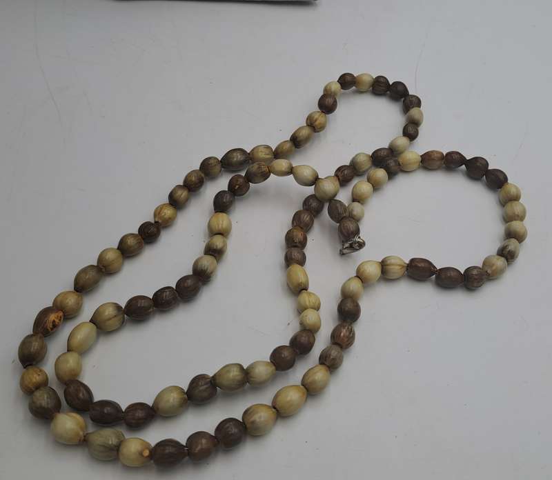 Vintage seed Bead Necklace 102cm