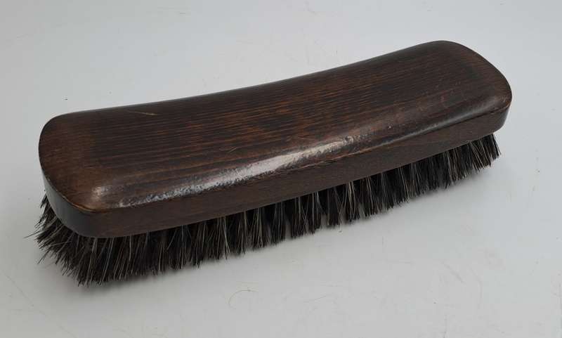 Vintage Wooden Genuine Bristle Clothing Brush -Good Condition