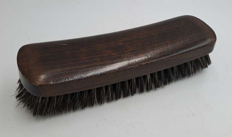 Vintage Wooden Genuine Bristle Clothing Brush -Good Condition