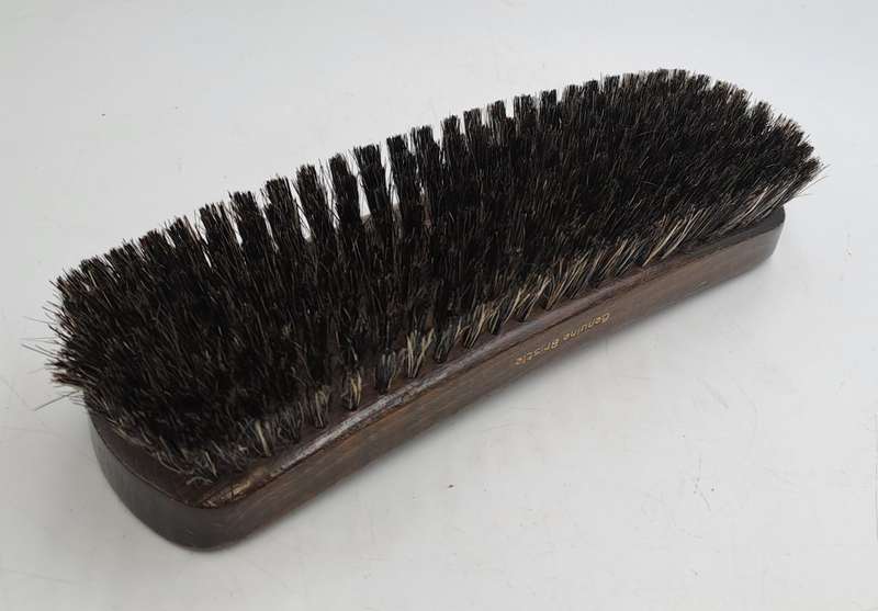 Vintage Wooden Genuine Bristle Clothing Brush -Good Condition