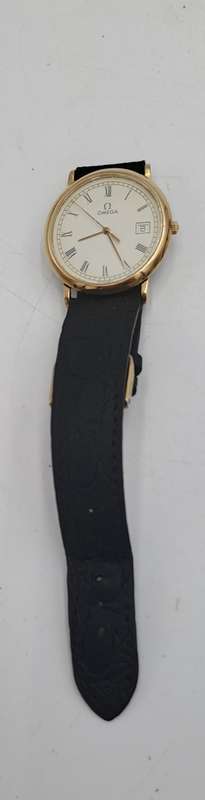 Vintage Ladies OMEGA DeVille 1430 Swiss Made Quartz Watch -Working -Engraved