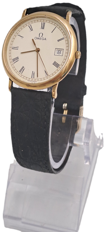 Vintage Ladies OMEGA DeVille 1430 Swiss Made Quartz Watch -Working -Engraved