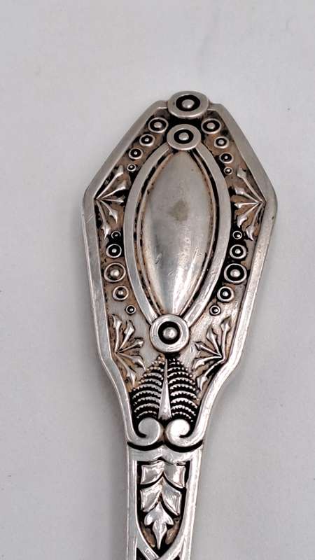 Circa 1878 Victorian Berry Silver Plate Serving Spoons 23,7cm  UK -